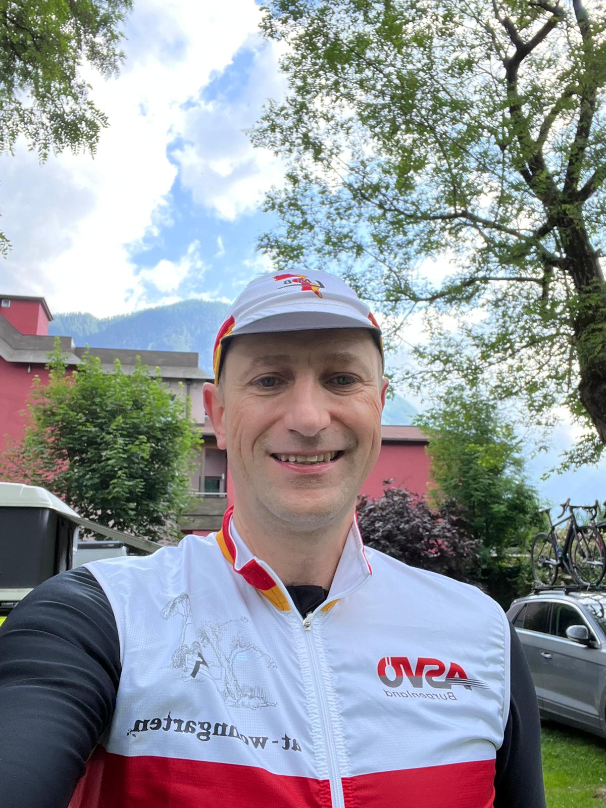 Dolomitenradrundfahrt LMB-Athlet Josef Horvath bei der 37erfolgreich am Start