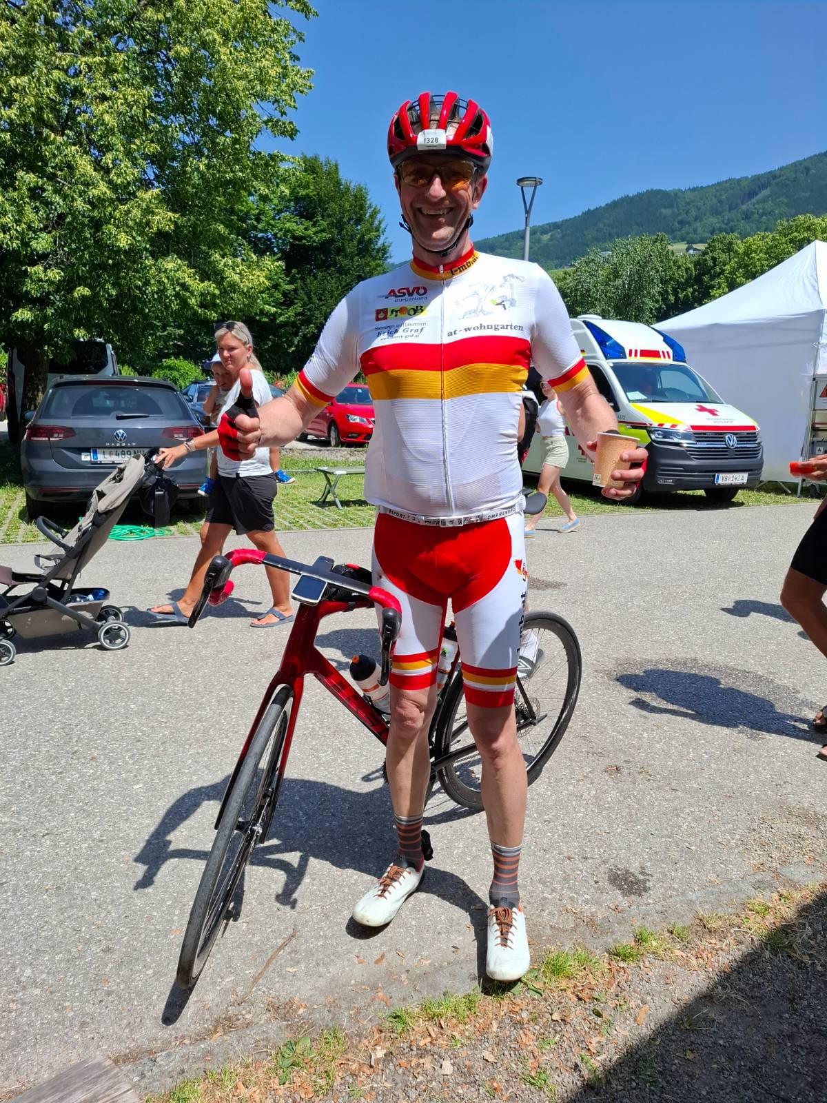 LMBler Josef Horvath beim 5 Seen Radmarathon in Mondsee erfolgreich am Start