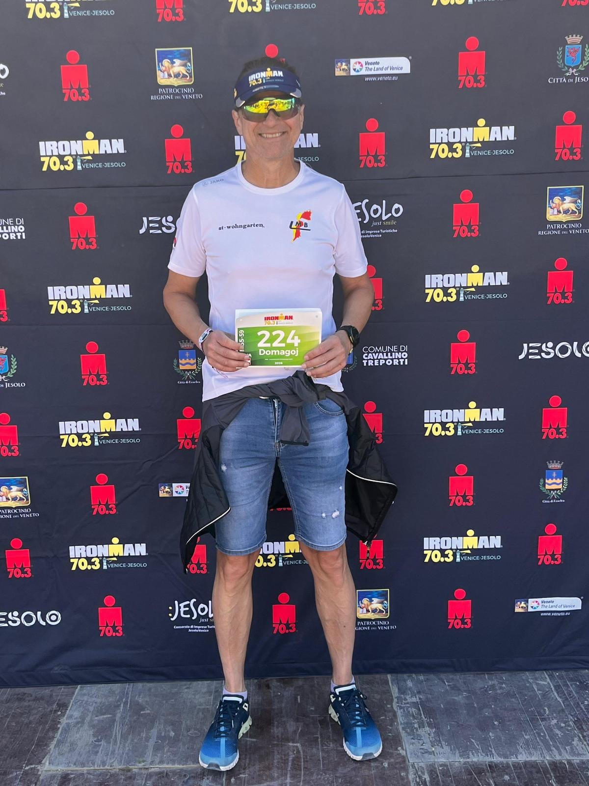 LMB Triathlet Dom beim IRONMAN 70.3 Jesolo